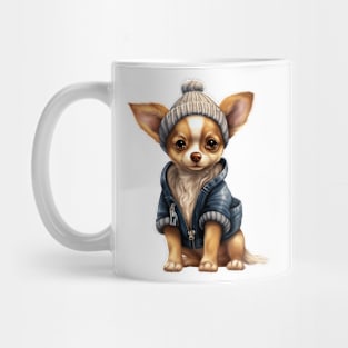 Winter Chihuahua Dog Mug